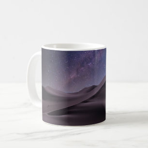 Wüsten   Milky Way Starry Sky Sand Dune Dubai Kaffeetasse