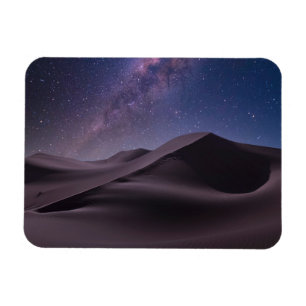 Wüsten Milky Way Starry Sky Sand Dune Dubai Magnet