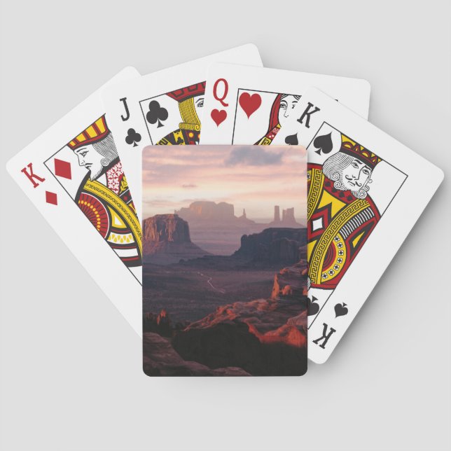 Wüsten | Monument Valley Utah-Ariziona Spielkarten (Rückseite)