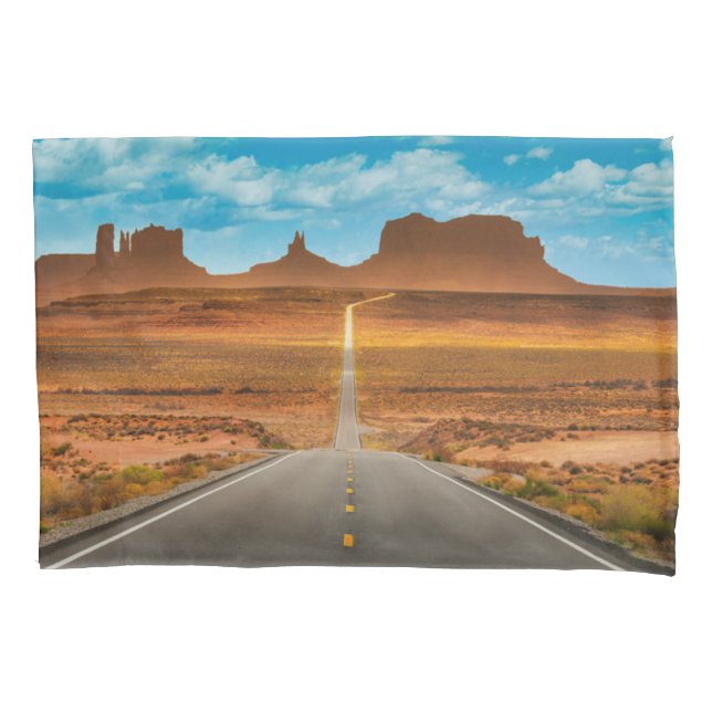Wüsten | Monument Valley, Utah Kissenbezug (Vorderseite)