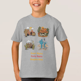 Wüsten Nächte Sternen Sehenswürdigkeiten Mückensti T-Shirt