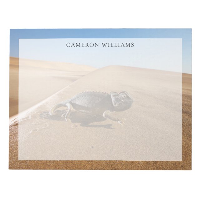 Wüsten | Namaqua Chameleon in der Wüste Notizblock (Vorderseite)