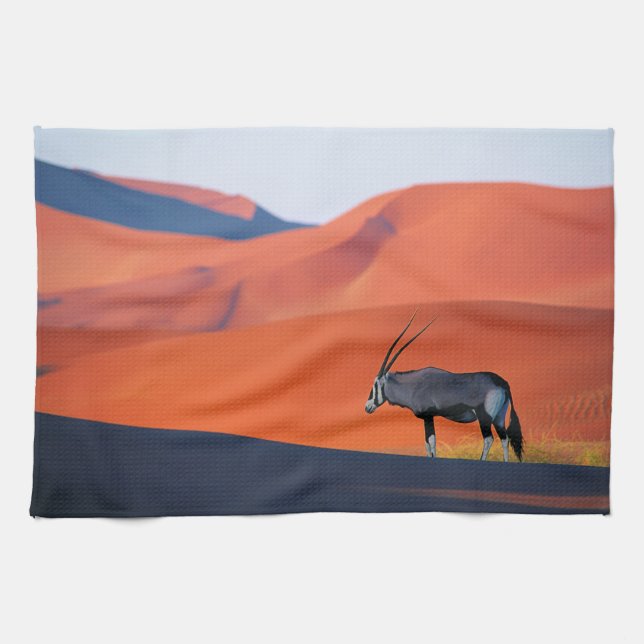 Wüsten | Namib Desert Oryx Geschirrtuch (Horizontal)