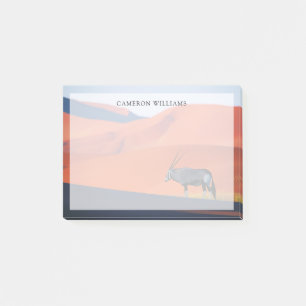 Wüsten Namib Desert Oryx Post-it Klebezettel