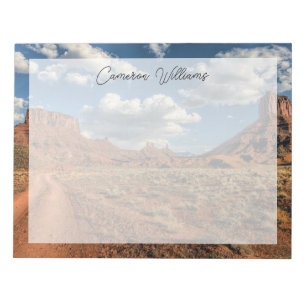 Wüsten   Professor Valley Near Moab, Utah Notizblock