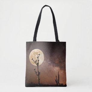 Wüsten Saguaro Kaktus mit Vögeln in der Wüste Tasche