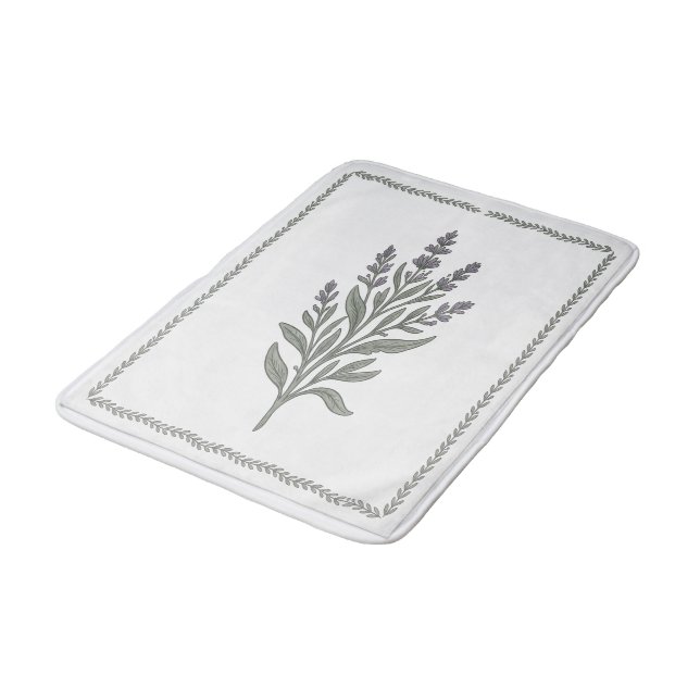 Wüsten-Salbei botanisch Badematte (Schrägansicht)
