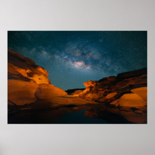 Wüsten   Sam Pan Bok Night Time Thailand Poster