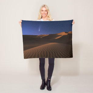 Wüsten   Sanddüne Galaxy Fleecedecke