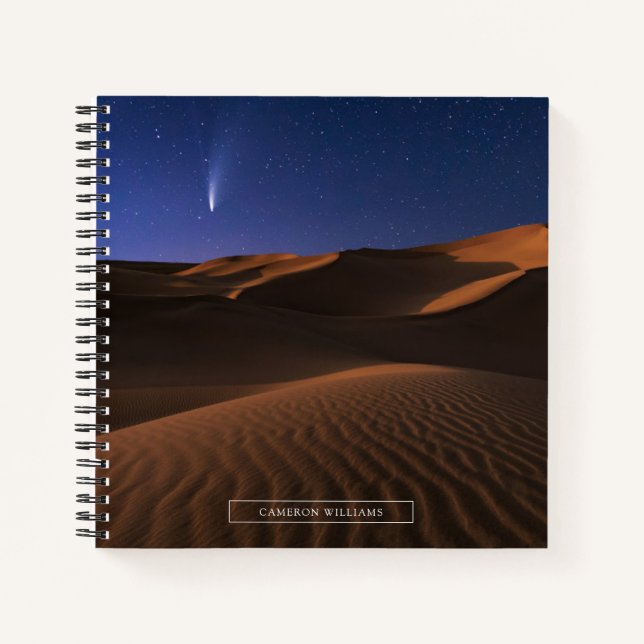 Wüsten | Sanddüne Galaxy Notizbuch (Vorderseite)