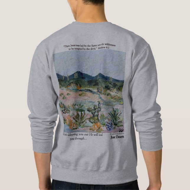 Wüsten-Sweatshirt Sweatshirt (Rückseite)