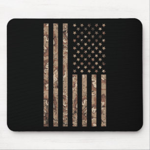 Wüsten-Tarnmuster Amerikanische Flagge Militär 4.  Mousepad