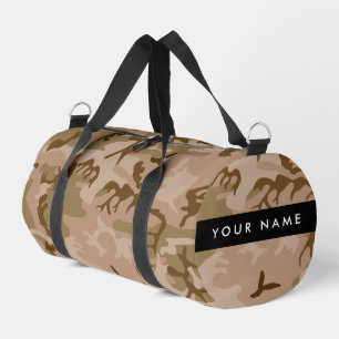 Wüsten-Tarnmuster, Ihr Name, Personalisieren Duffle Bag