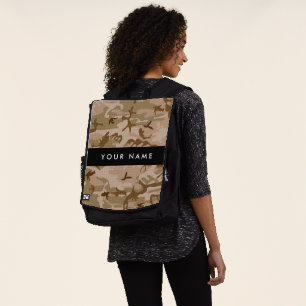 Wüsten-Tarnmuster, Ihr Name, Personalisieren Rucksack