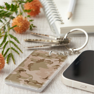 Wüsten-Tarnmuster, Militär-Muster, Armee Schlüsselanhänger
