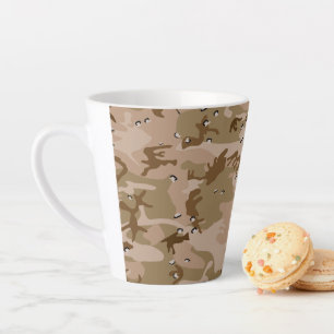 Wüsten-Tarnung mit Kieselsteinen, Militär, Armee Milchtasse