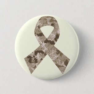 Wüsten-Tarnungs-Band-Knopf Button