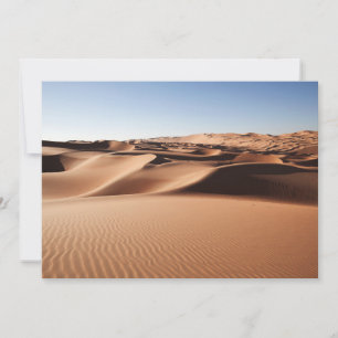 Wüsten   Vereinigte Arabische Emirate Sand Dunes Dankeskarte
