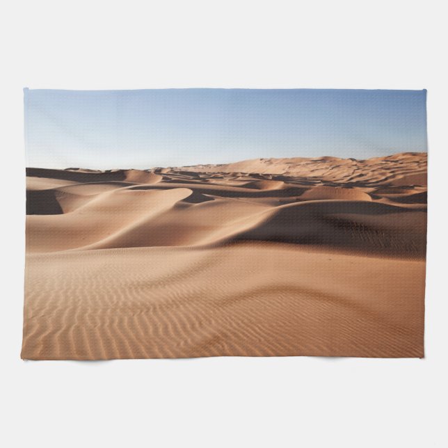 Wüsten | Vereinigte Arabische Emirate Sand Dunes Geschirrtuch (Horizontal)
