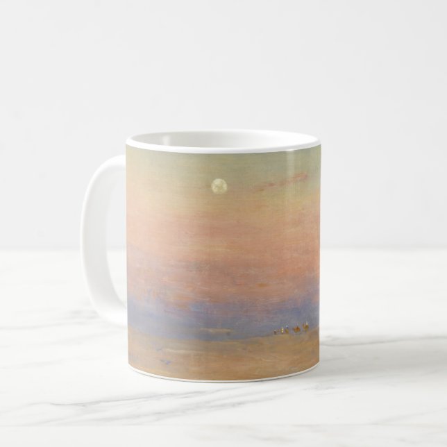 Wüsten-Wohnwagen Kaffeetasse (Vorderseite Links)