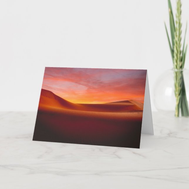 Wüsten | Wüstenlandschaft Karte (Vorderseite)