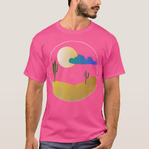 Wüstenabend unter Vollmond T-Shirt