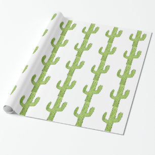 Wüstenbaum Cactus Design Wüste Pflanze Geschenkpapier