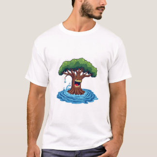 Wüstenbaum in der Flut T-Shirt