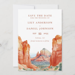 Wüstenberg Wasserfarben Ziel Hochzeit Save The Date