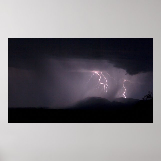 Wüstenblitz Poster (Vorne)