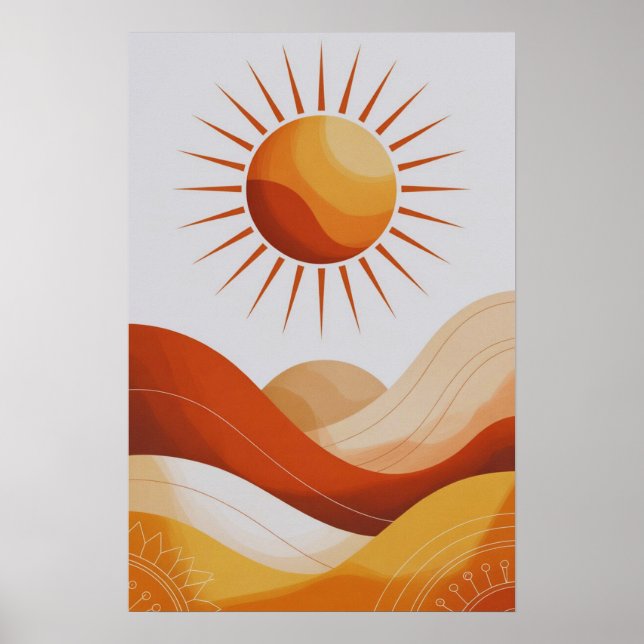 Wüstenblüte Poster (Vorne)