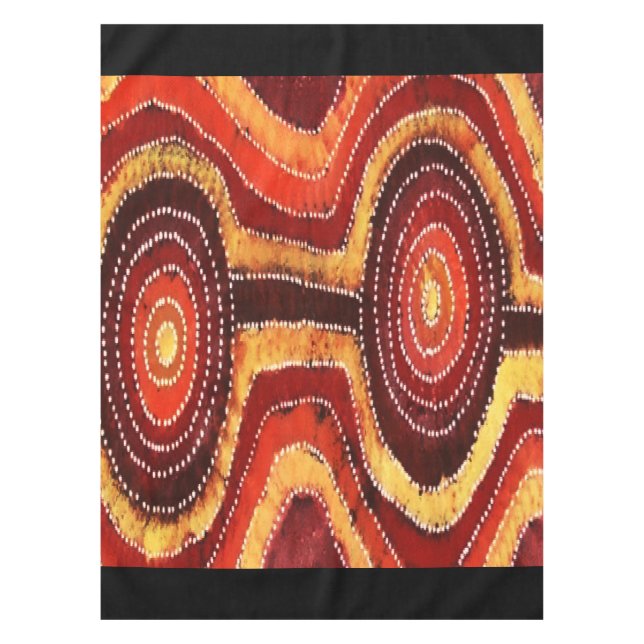 Wüstencamps Tischdecke (Vorderseite)