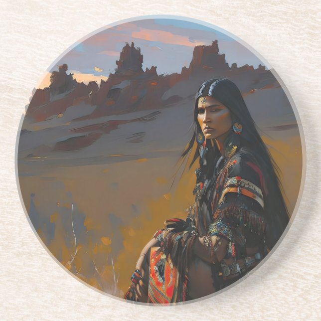 Wüstenfall Getränkeuntersetzer (Vorne)