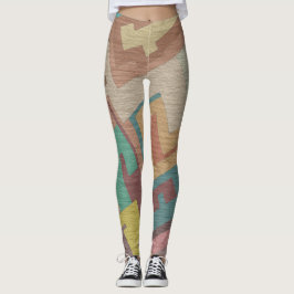 Wüstenfarben Camouflage Leggings
