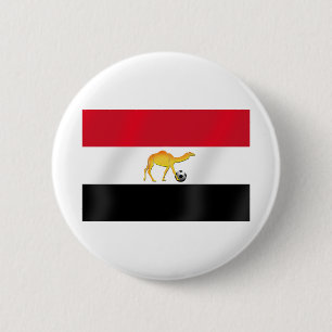 Wüstenfußballflagge Button