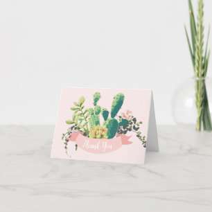 Wüstengarten   Dankeschön Karte