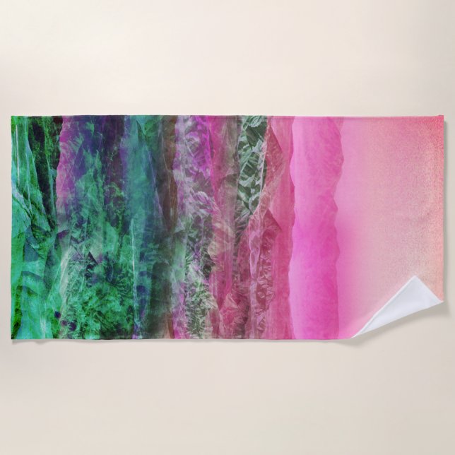 Wüstengebirge Strandtuch (Vorderseite)