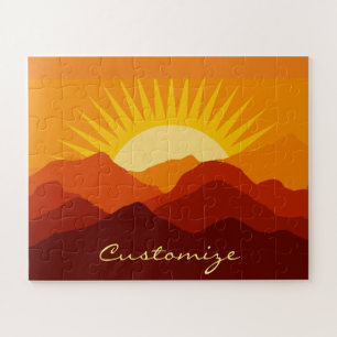 Wüstengebirge Sunset Thunder_Cove