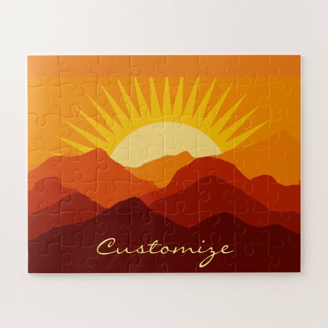 Wüstengebirge Sunset Thunder_Cove (Horizontal)