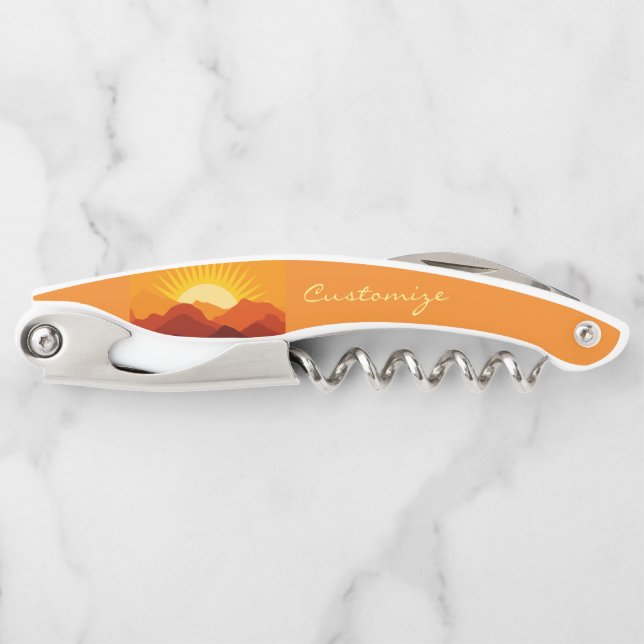 Wüstengebirge Sunset Thunder_Cove Kellnermesser (Vorderseite)