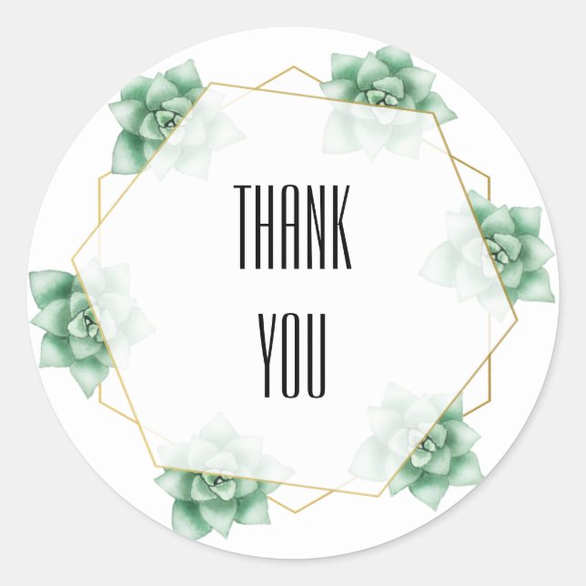 Wüstenhochzeit Runder Aufkleber (Vorderseite)