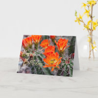 Wüstenkaktus Blume & Bienen | Benutzerdefinierter 