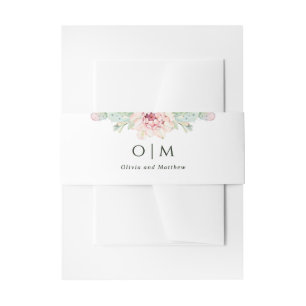 Wüstenkaktus-Hochzeit Wasserfarbenes florales Mo Einladungsbanderole