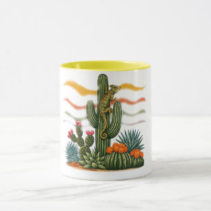 Wüstenkaktus-Shirt, Südwest-Kaktus-T-Shirt, Boho W Tasse