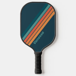 Wüstenkaktus Sonnenaufgang mit Namen gestrichen Pickleball Schläger