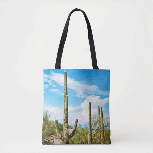 Wüstenkaktus-Tasche Tasche (Vorderseite)