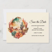 Wüstenkaktus und Gebirge