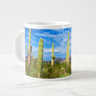 Wüstenkaktuslandschaft, Arizona Jumbo-Tasse