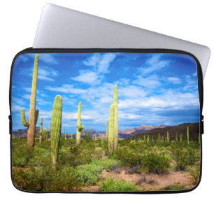 Wüstenkaktuslandschaft, Arizona Laptopschutzhülle