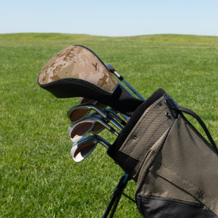 Wüstenkampfarena mit Kies, Militär, Armee Golf Headcover
